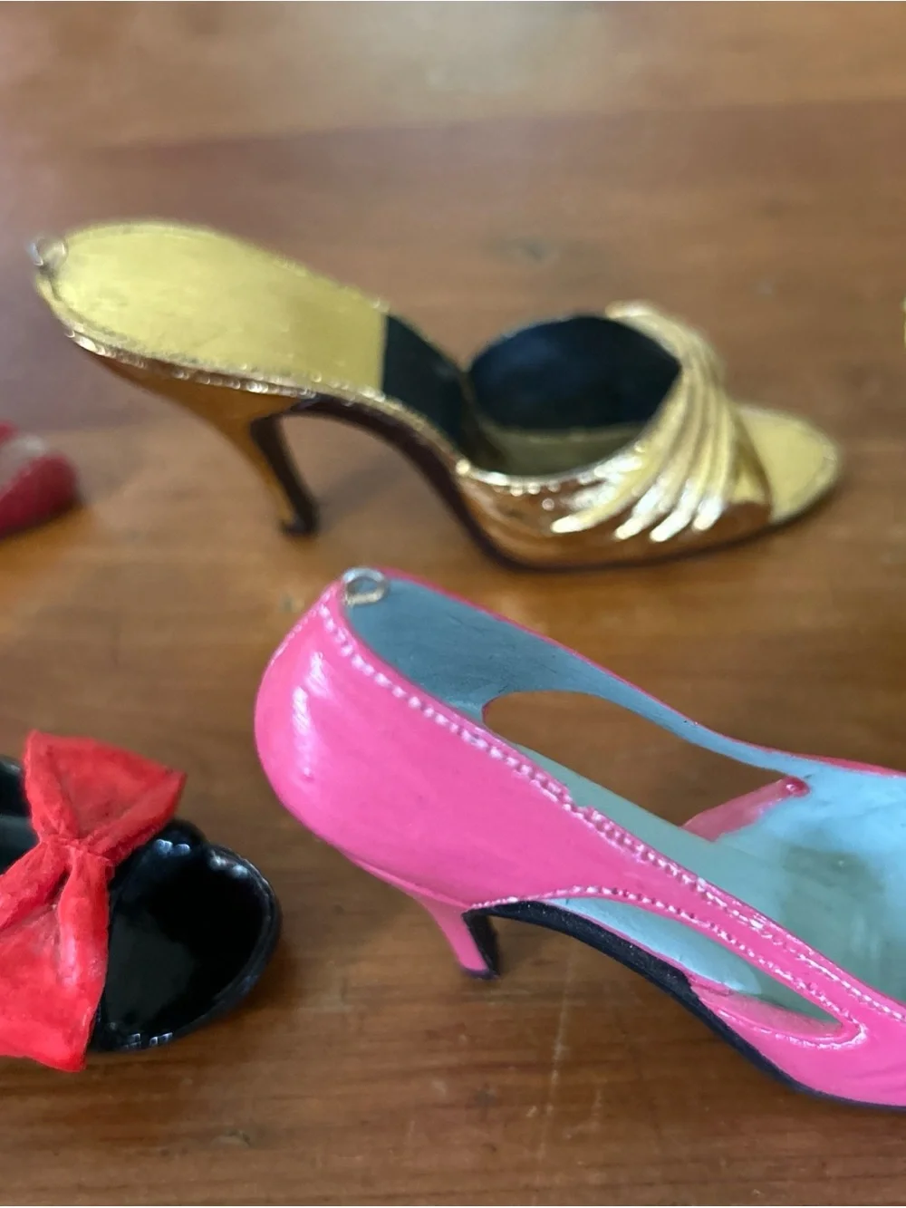 Lot of 8 Miniature Shoe Ornament Vtg Metropolitan Museum Art NYC Christmas MMA